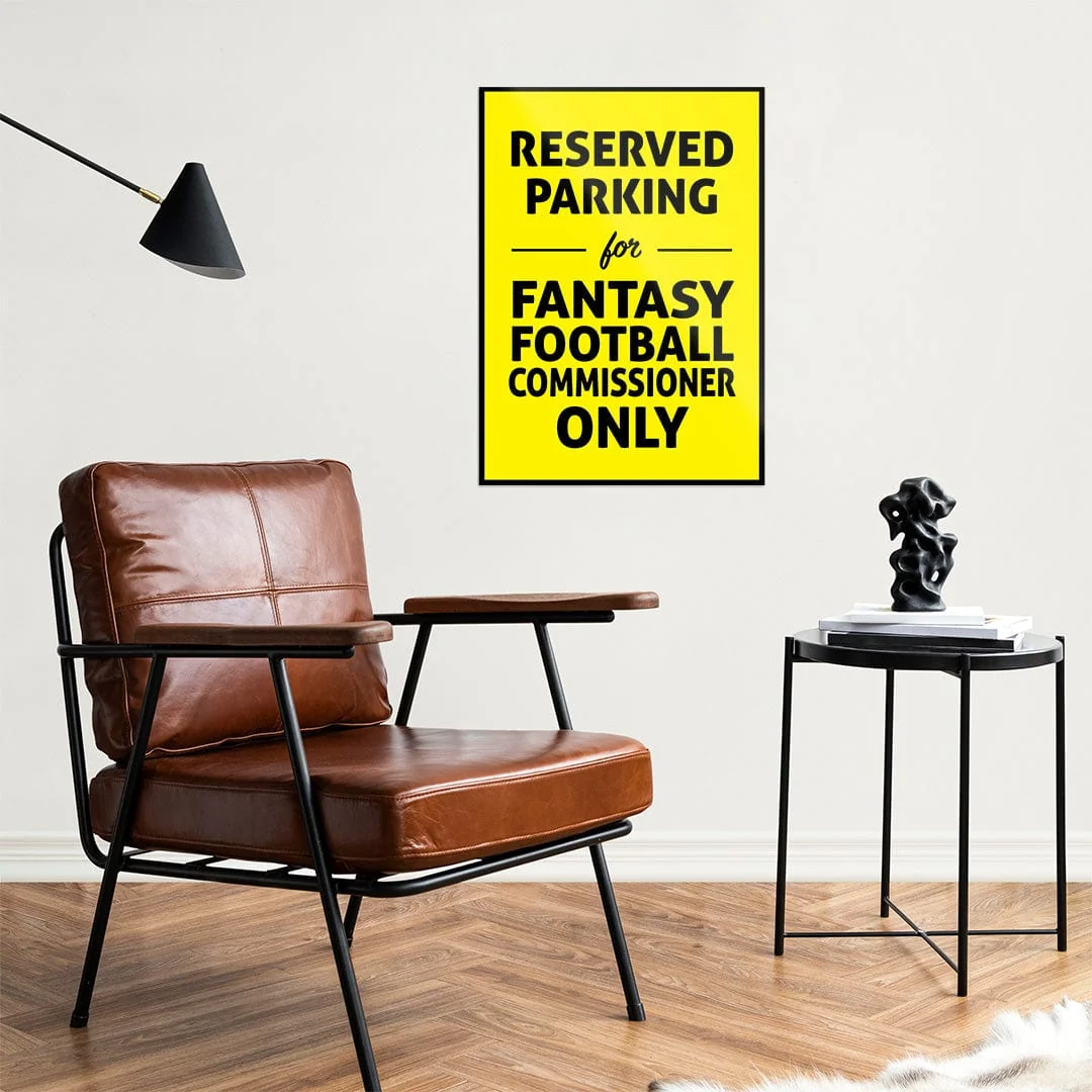 Reserved Parking for Commissioner - Metal Wall Art - Image 40