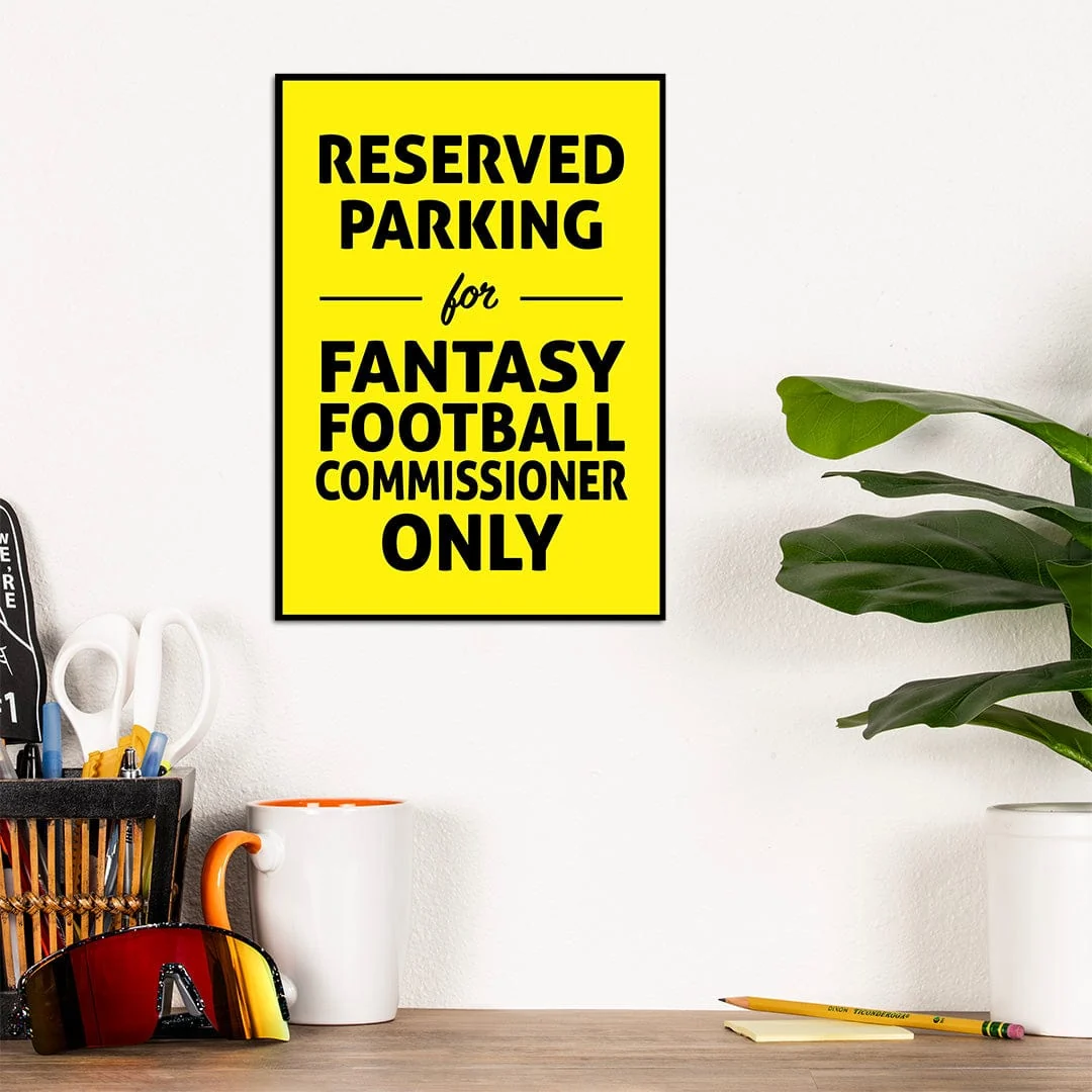 Reserved Parking for Commissioner - Metal Wall Art - Image 41