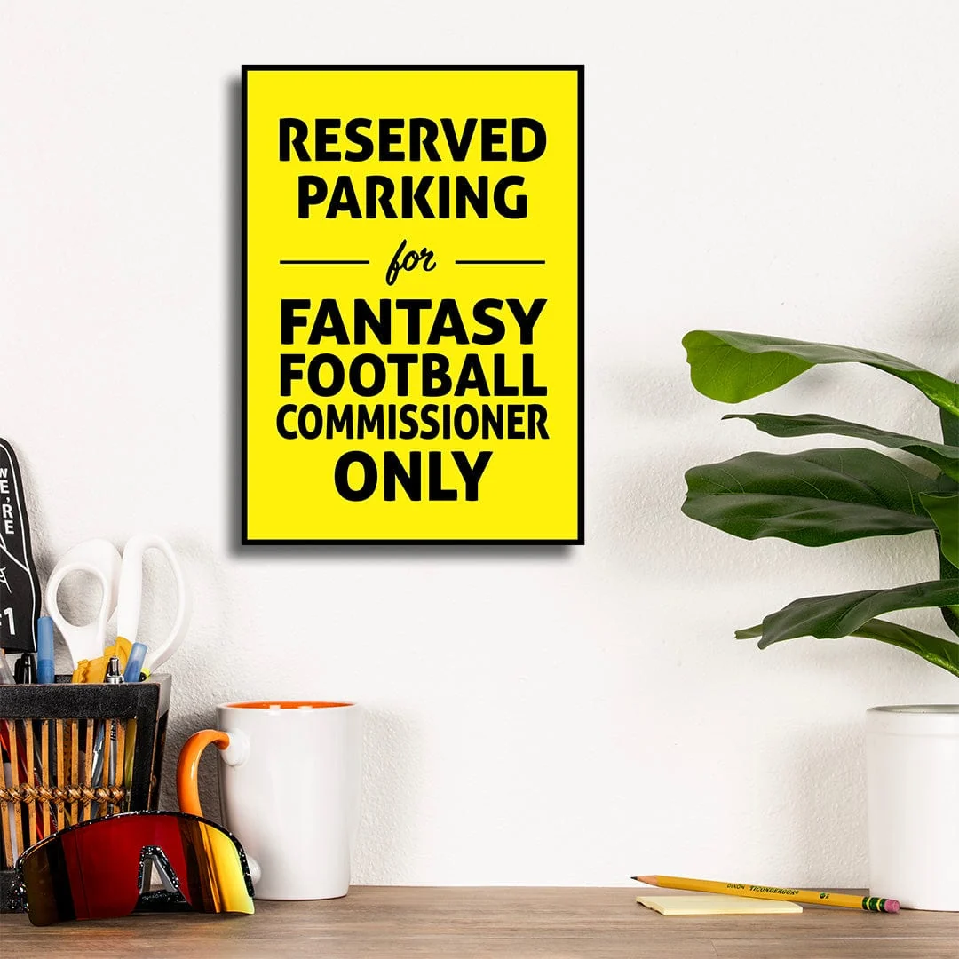 Reserved Parking for Commissioner - Metal Wall Art - Image 44