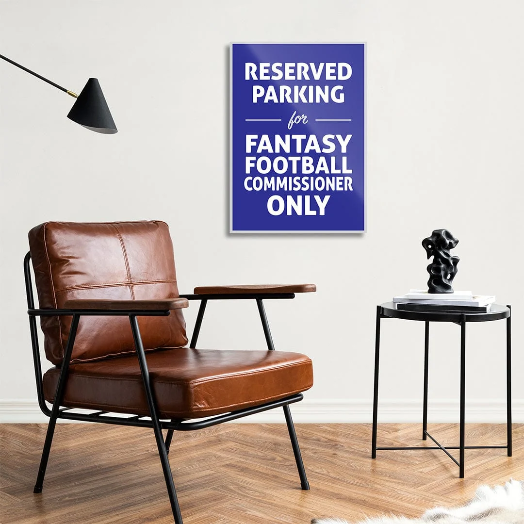 Reserved Parking for Commissioner - Metal Wall Art - Image 45