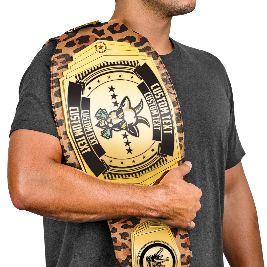 GOAT 6lb Greatest of All Time Custom Championship Belt - Image 2