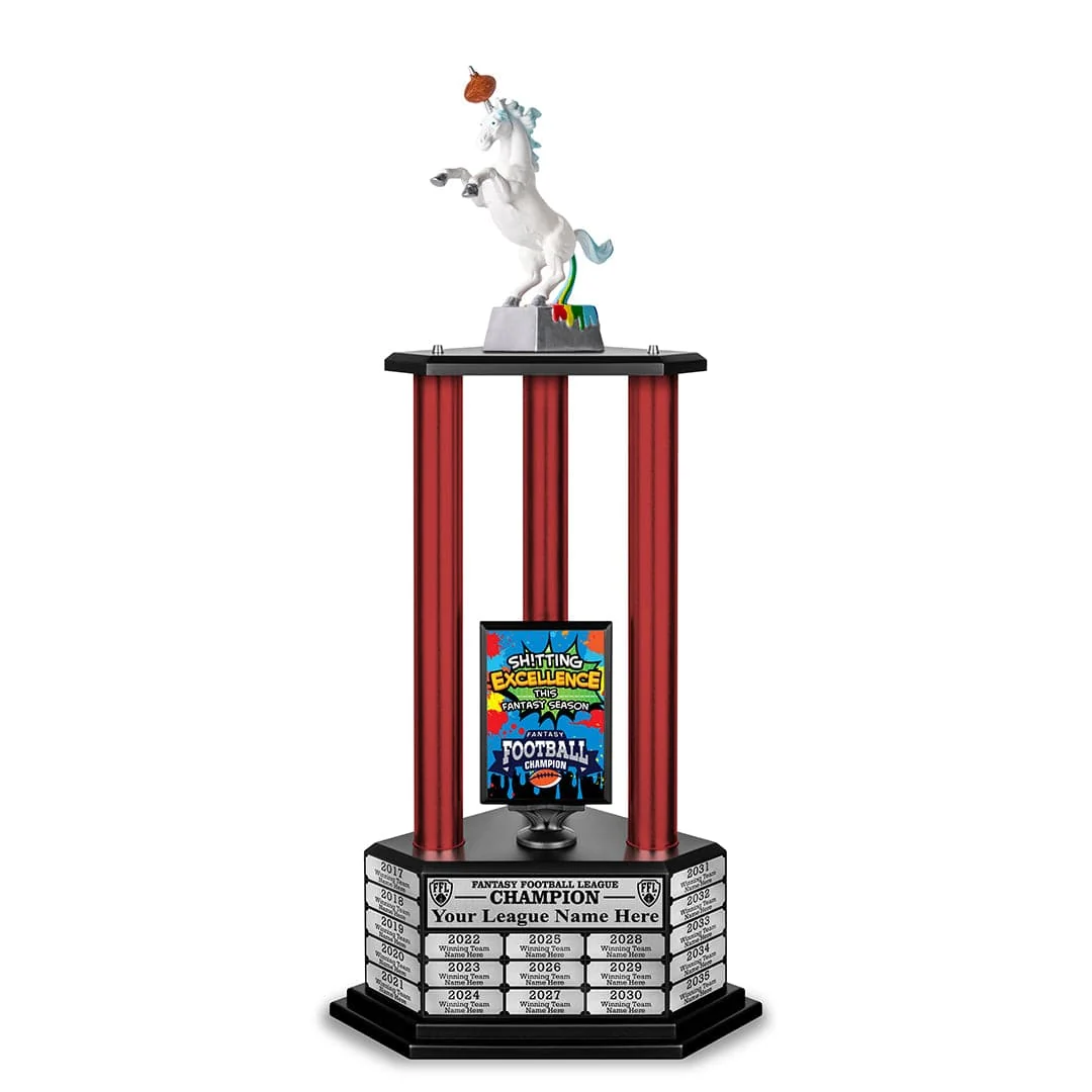 26"-36" Unismack, the Unicorn Fantasy Football Trophy - Image 27